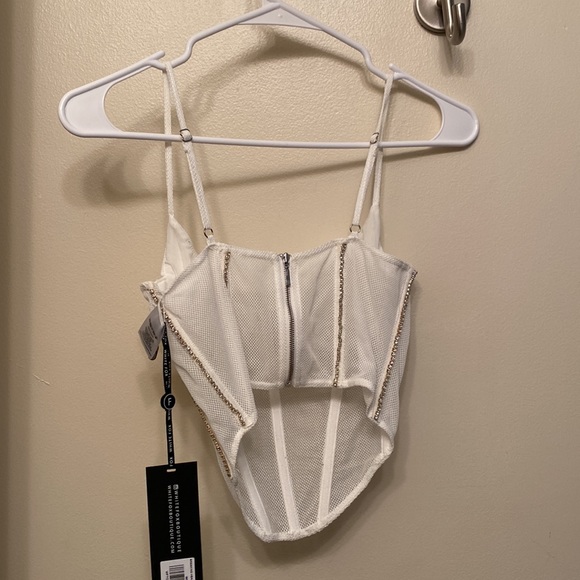 NWT White Fox Breaking Hearts Bustier Corset - Picture 4 of 7